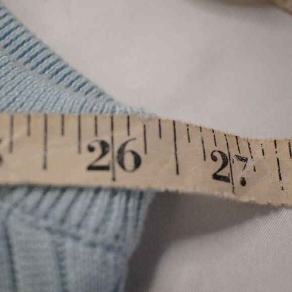 New W/ Damage Greg Norman Mens XXL 2XL Blue 1/2 Zip Sleeveless Sweater Vest Pima - Picture 7 of 8